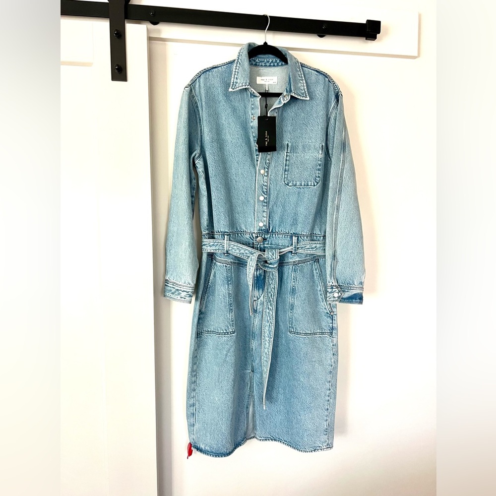 Rag & Bone Light Blue Denim Shirt